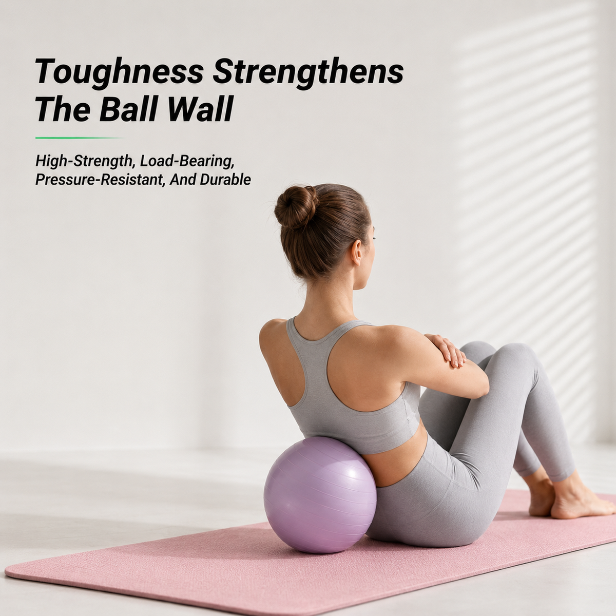 25cm Mini Yoga Fitness Ball for Pilates Core & Balance