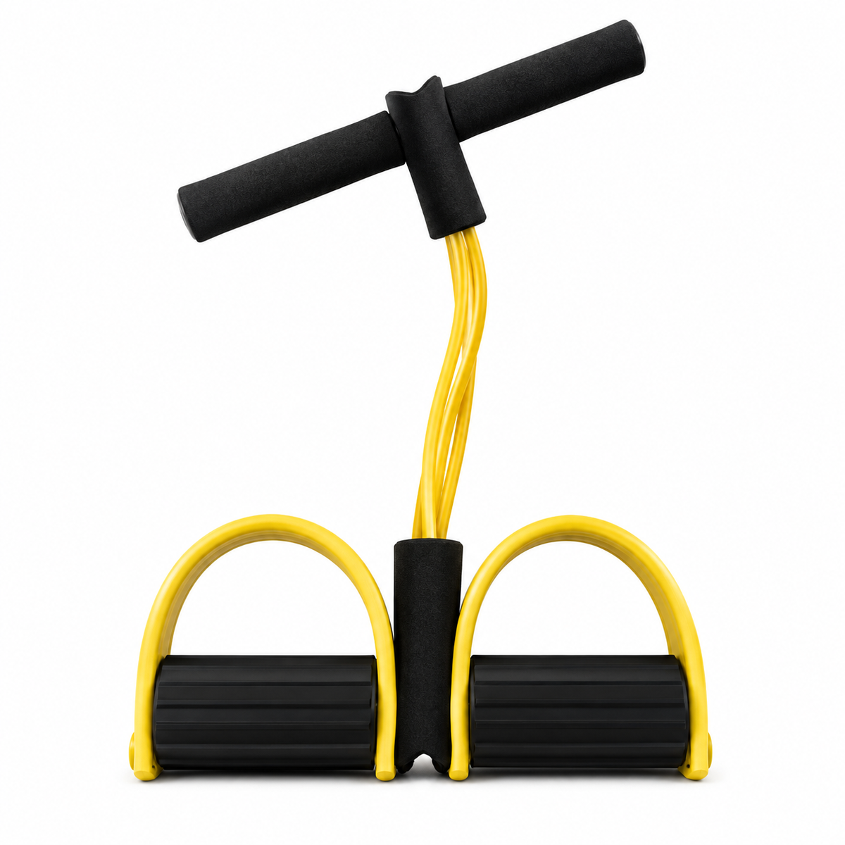 4-Tube Resistance Band Pedal Exerciser for Full Body Workouts