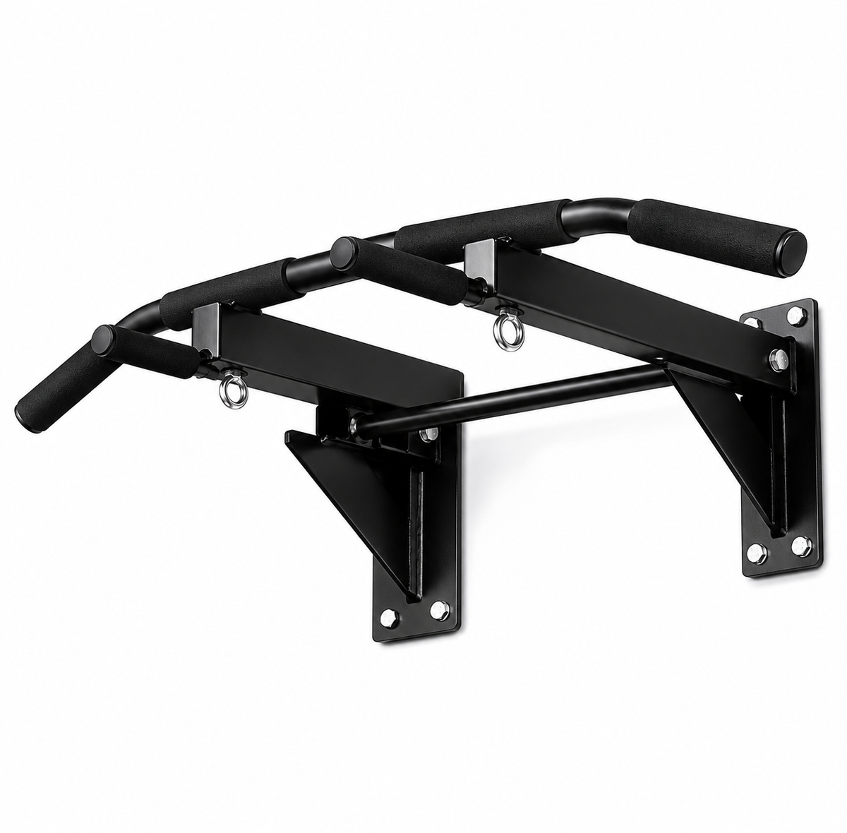 Heavy-Duty Wall-Mounted Pull-Up Bar for Home Gym Training