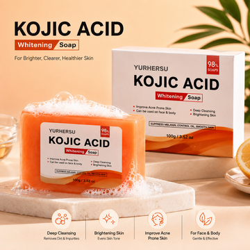 Kojic Acid Facial Soap Cleanser for Brightening & Moisture