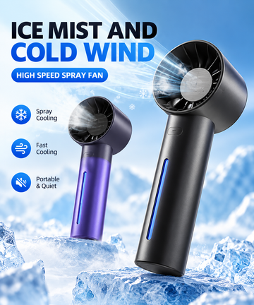 Portable USB Mini Water Spray Handheld Cooling Fan