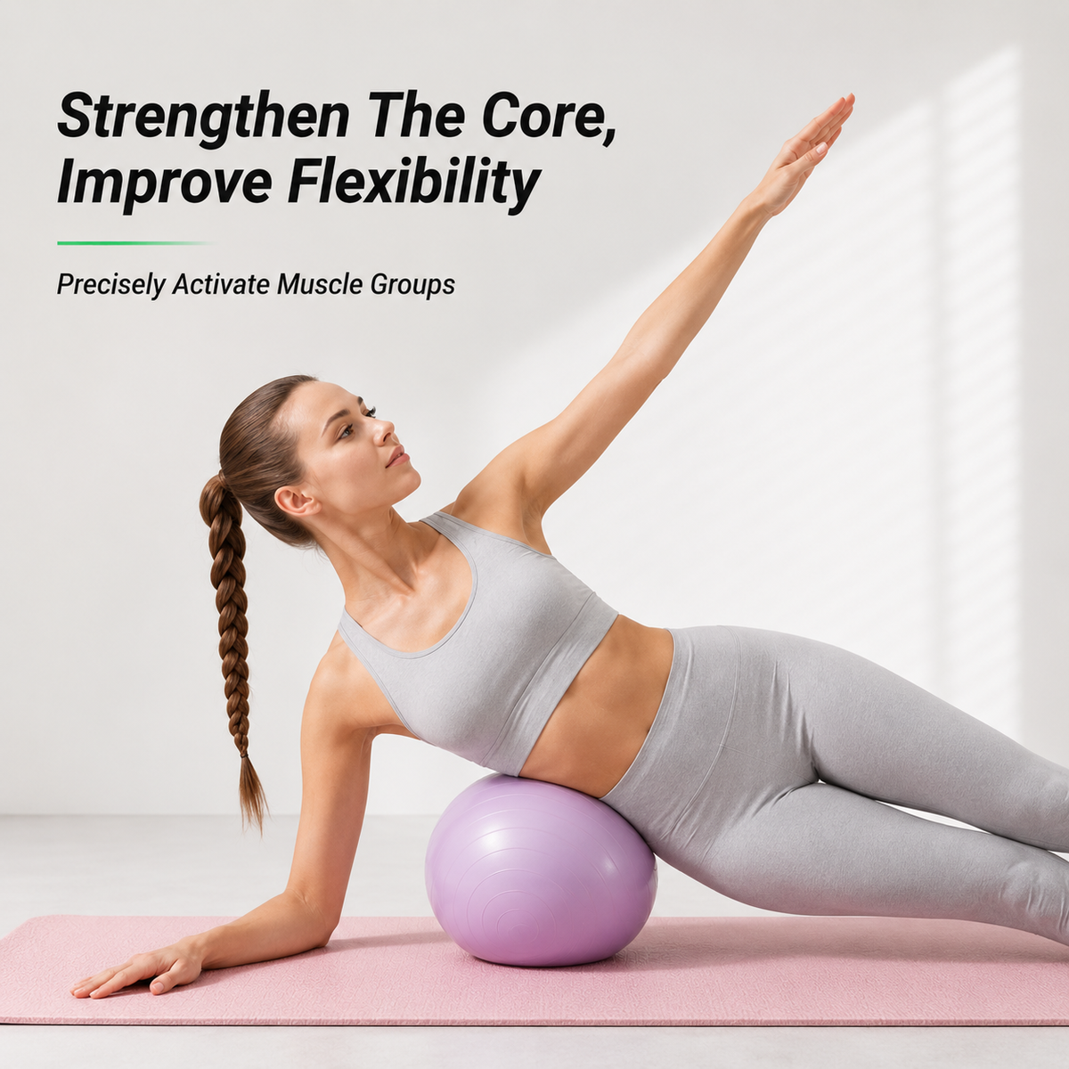 25cm Mini Yoga Fitness Ball for Pilates Core & Balance