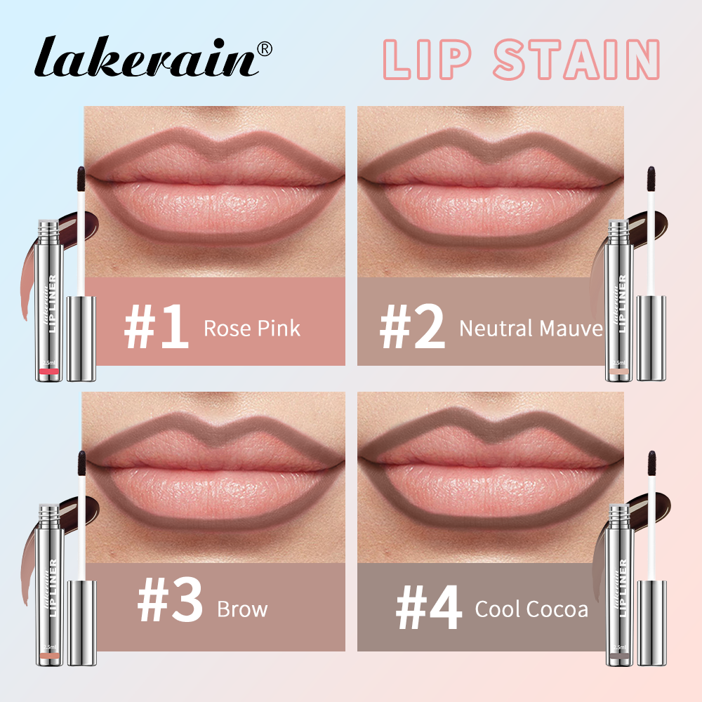 Peel-Off Lip Liner Tattoo Waterproof Long-Lasting Set