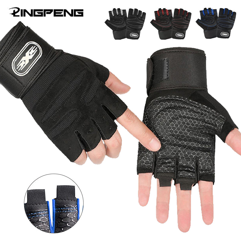 Workout Gloves with Wrist Wrap for Weightlifting & Gym