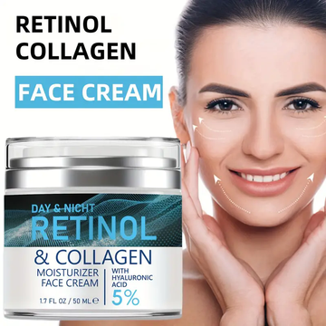 ENVISHA Retinol Collagen Face Cream for Anti-Aging & Hydration