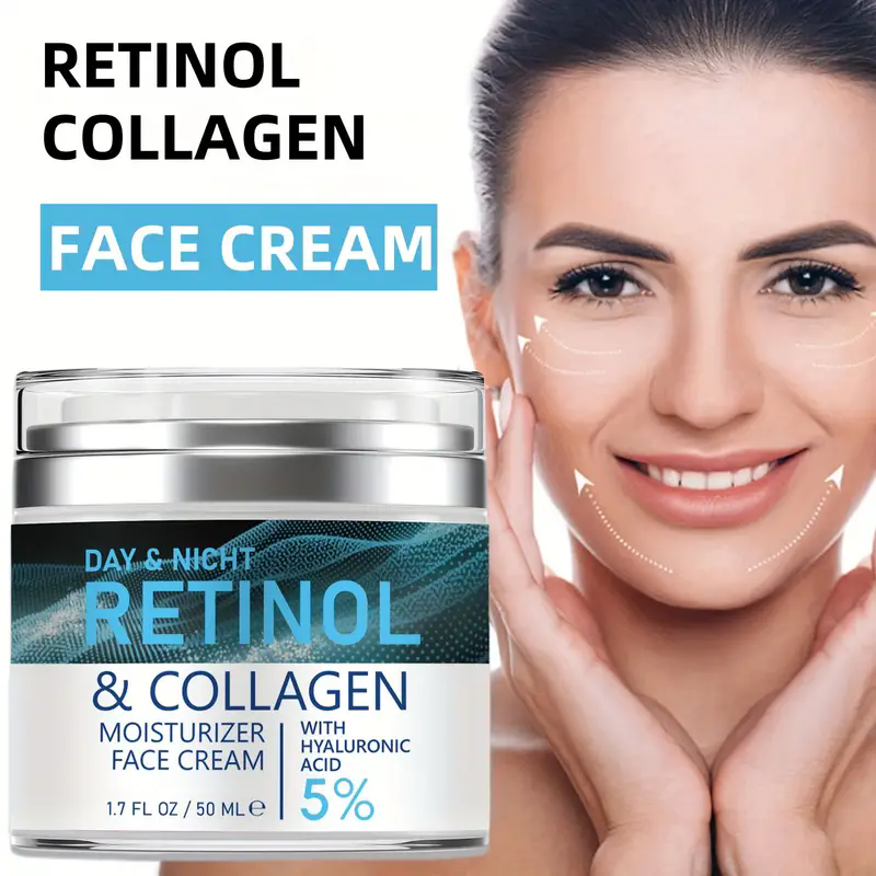 ENVISHA Retinol Collagen Face Cream for Anti-Aging & Hydration