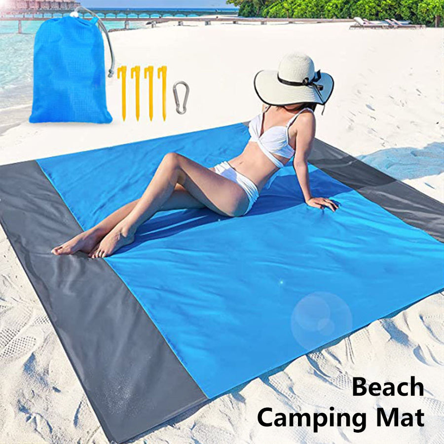 Sandproof Waterproof Beach Mat Picnic Blanket