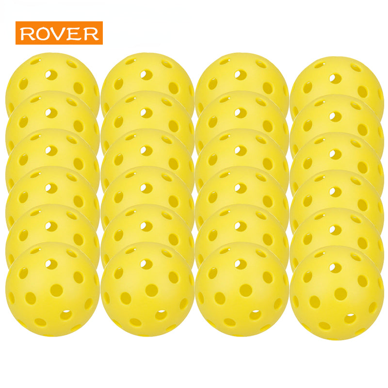 Outdoor Pickleballs 40-Hole Durable Balls for Competition