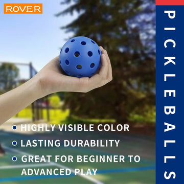 Outdoor Pickleballs 40-Hole Durable Balls for Competition