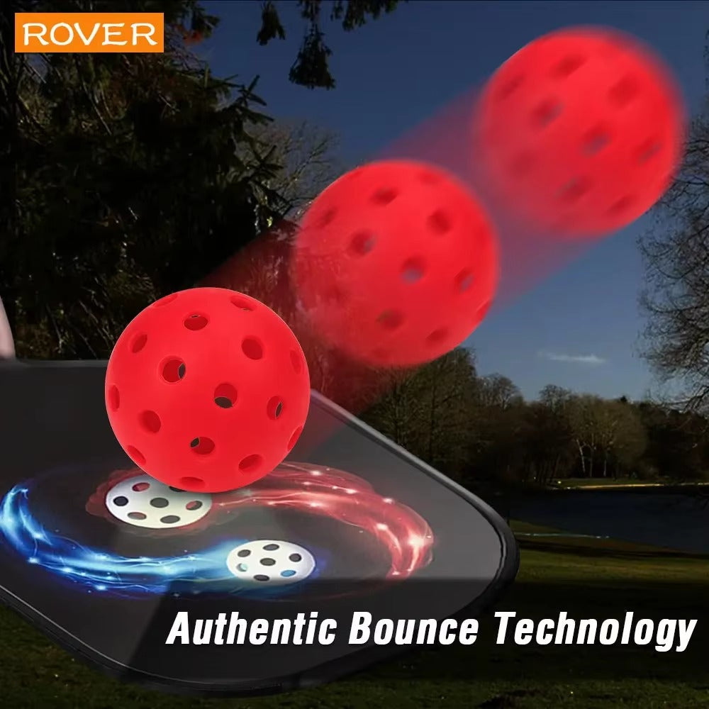 Outdoor Pickleballs 40-Hole Durable Balls for Competition
