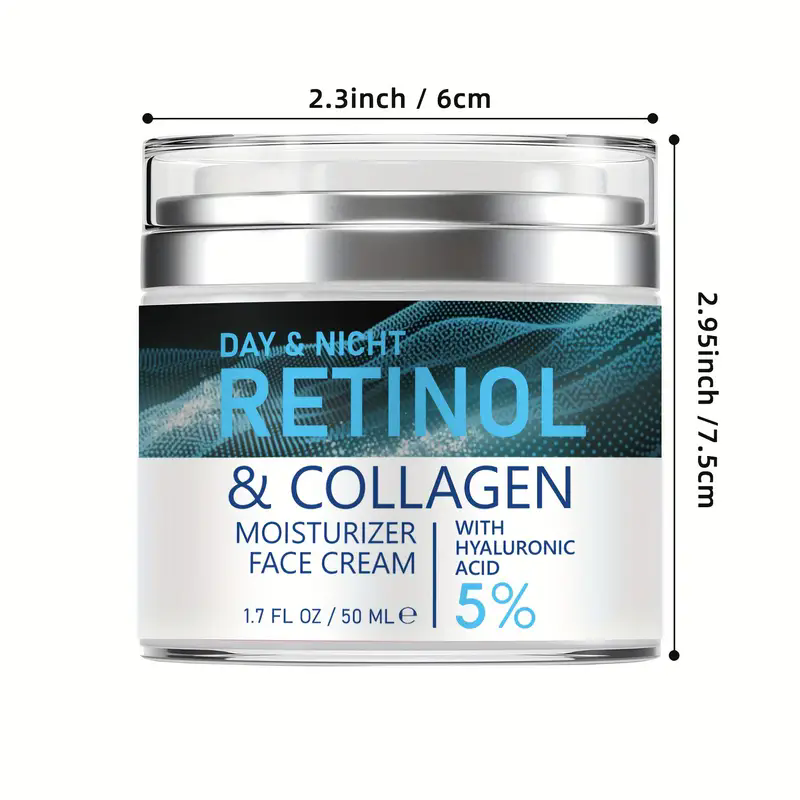 ENVISHA Retinol Collagen Face Cream for Anti-Aging & Hydration